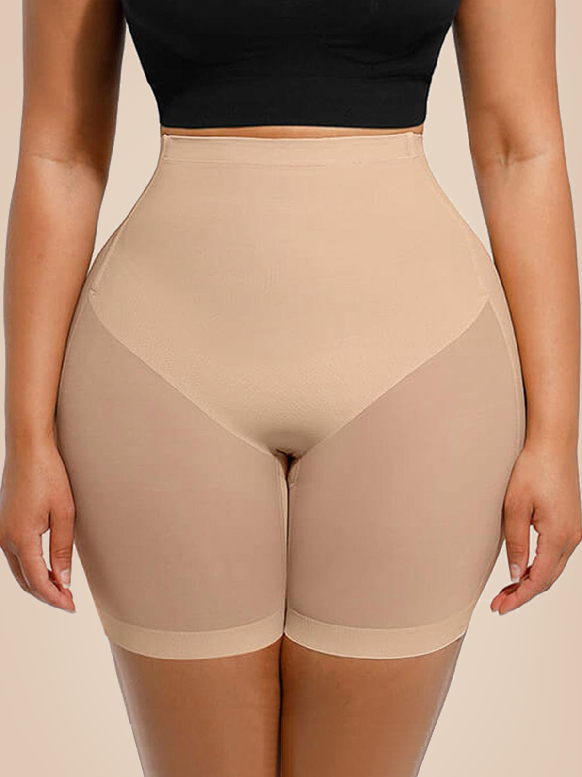 BBEUU High Waisted Seamless Short Shaper