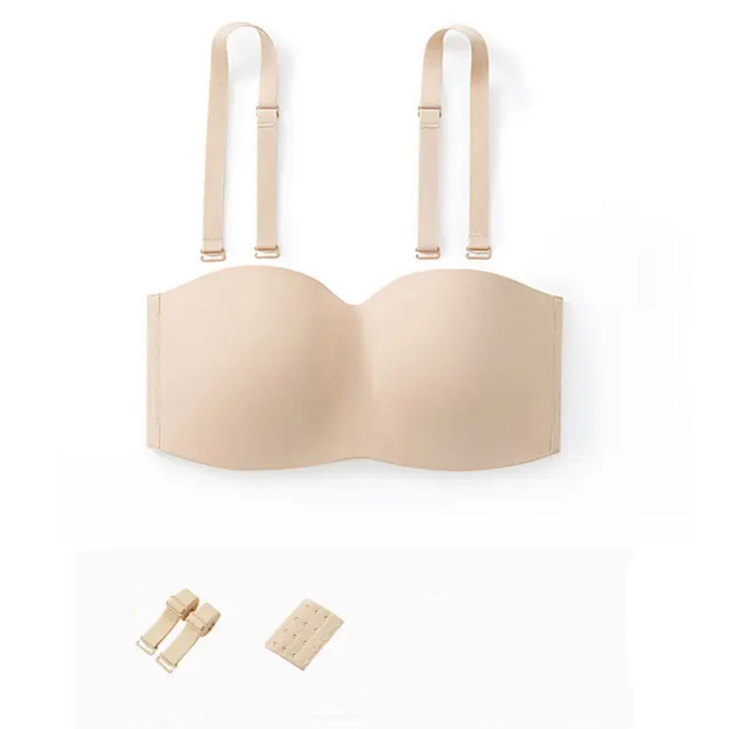 Women's Invisible Push Up Bandeau Bra
