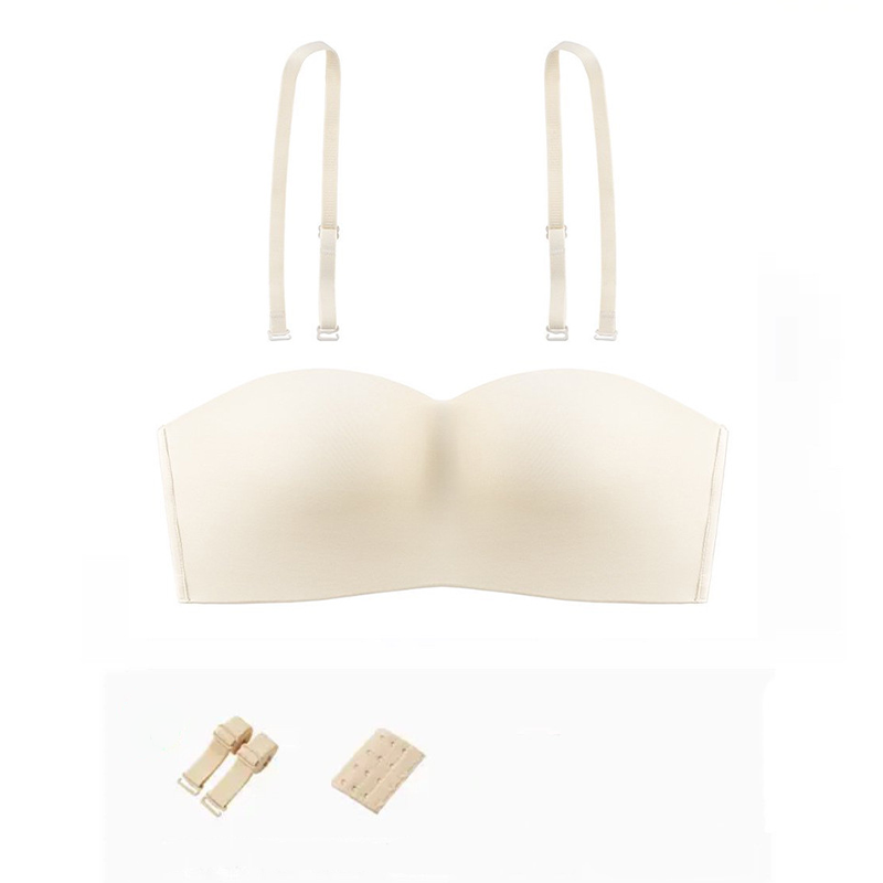 Women's Invisible Push Up Bandeau Bra