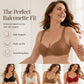 Women's Plus Size Underwire Bra Push Up Anti-Sagging Comfortable Brassiere