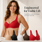 Women's Plus Size Underwire Bra Push Up Anti-Sagging Comfortable Brassiere