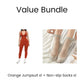 🩷High-Stretch V-Neck Jumpsuit